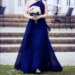 Noir by Lazaro Navy Blue Gown